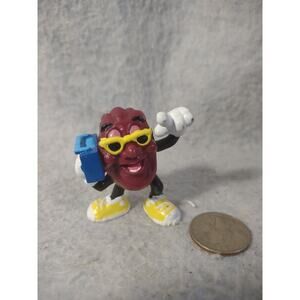 California Raisin With Boombox Radio Calrab Applause PVC Figure 1988 Vintage